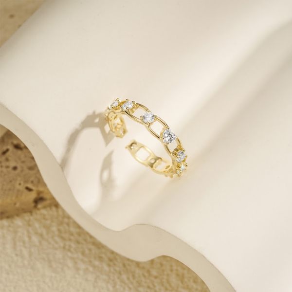 Sparkling Chain Ring